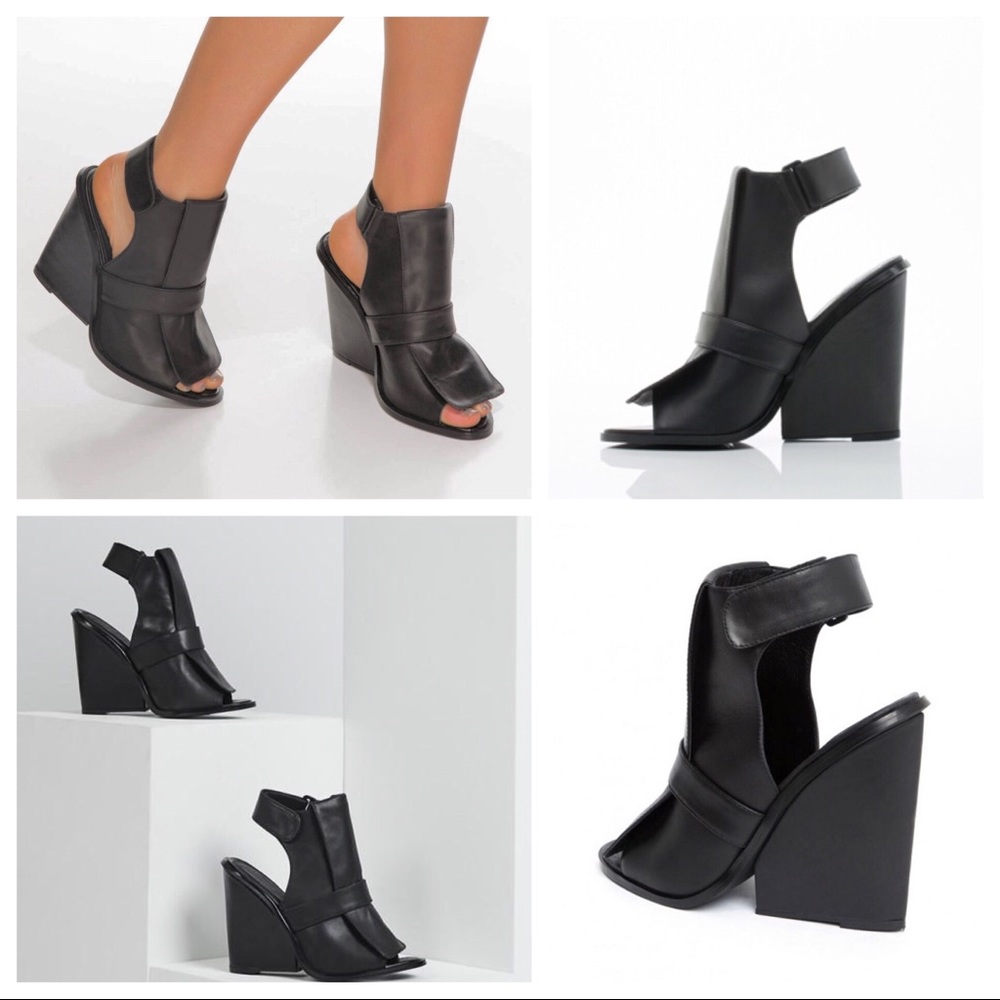 SoFab😍 Jaggar Virtual Wedge 7 Sandal Mule Bootie